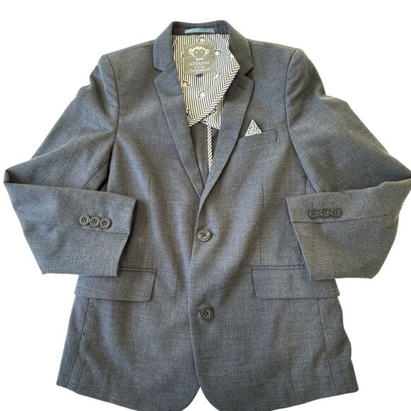Appaman Fine Tailoring Boy's Two Button Blue Preppy Sports Coat Blazer,  10 - Picture 1 of 7